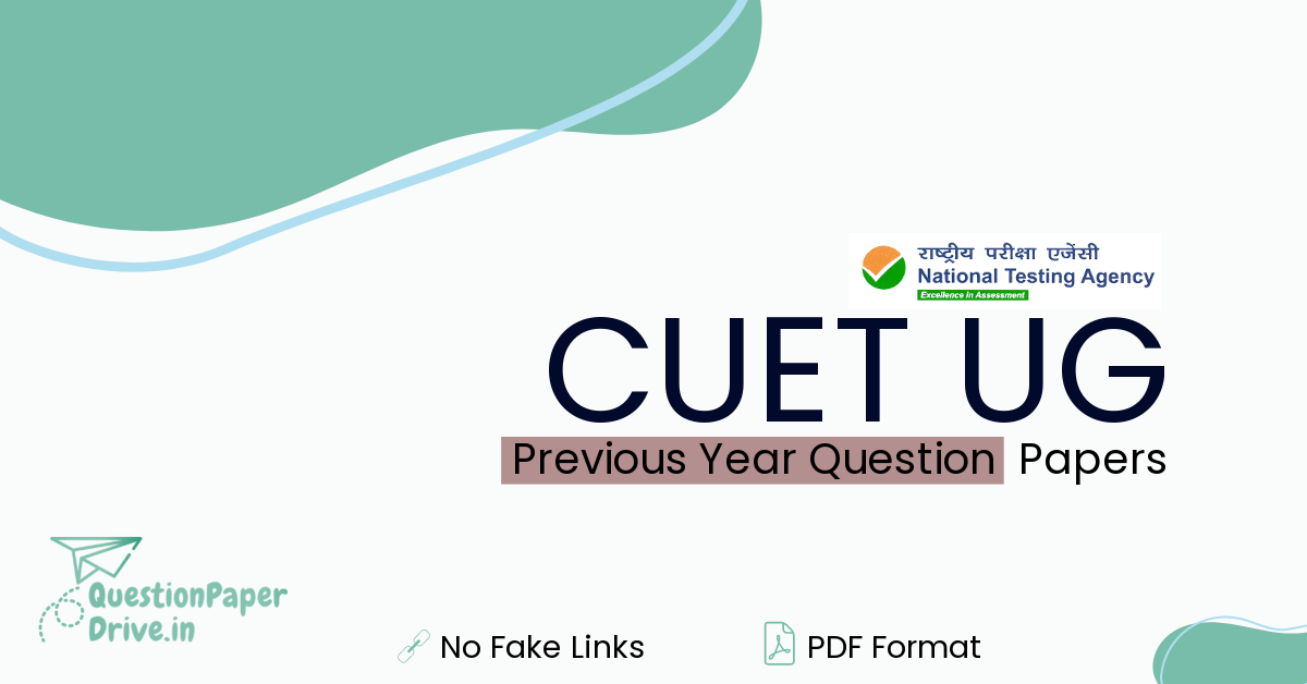 Cuet Previous Year Question Papers With Answers Pdf